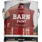 Do it Best Latex Flat Exterior Barn Paint, Red, 1 Gal. Image 2