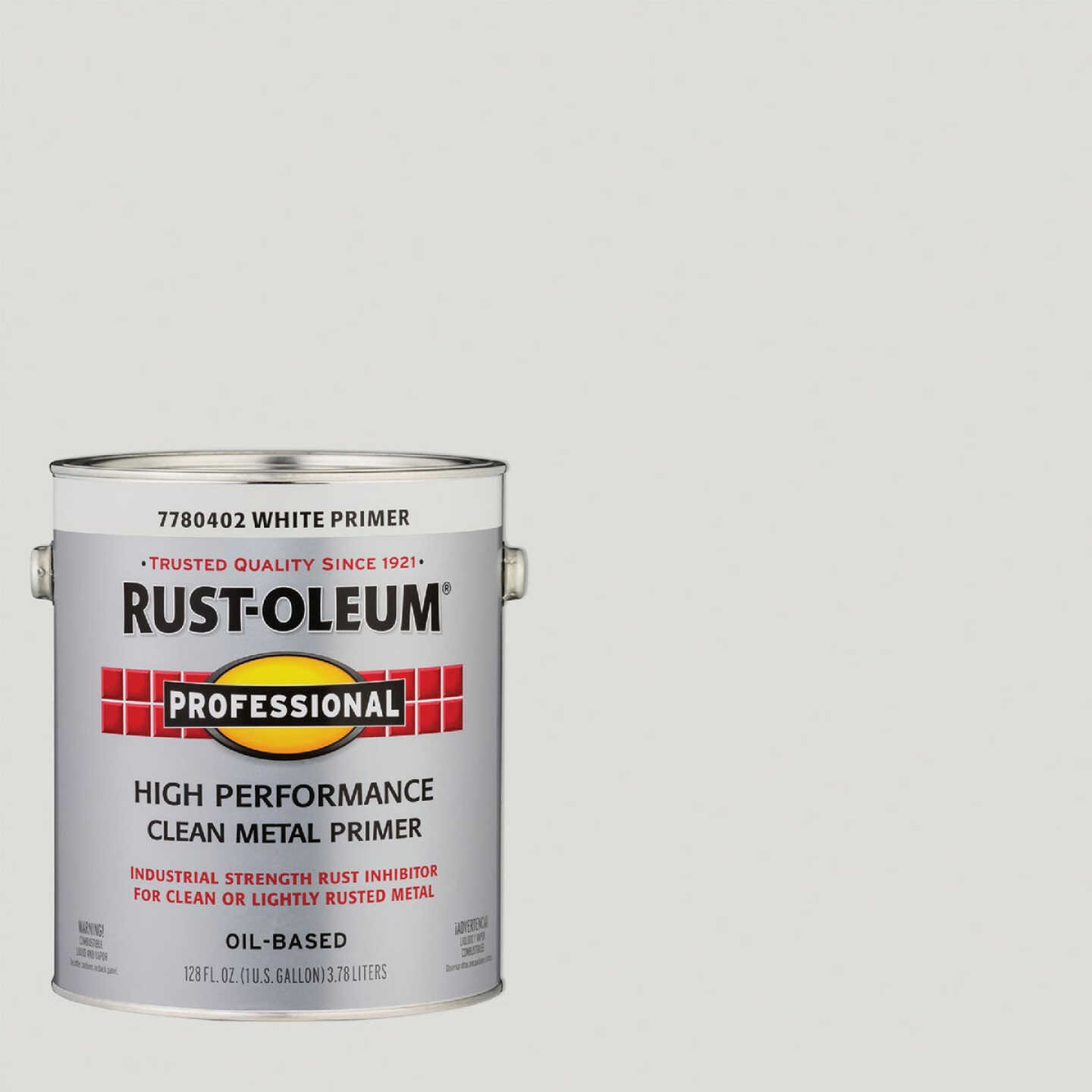 Rust-Oleum Professional High Performance Metal Primer, White, 1 Gal. Image 1