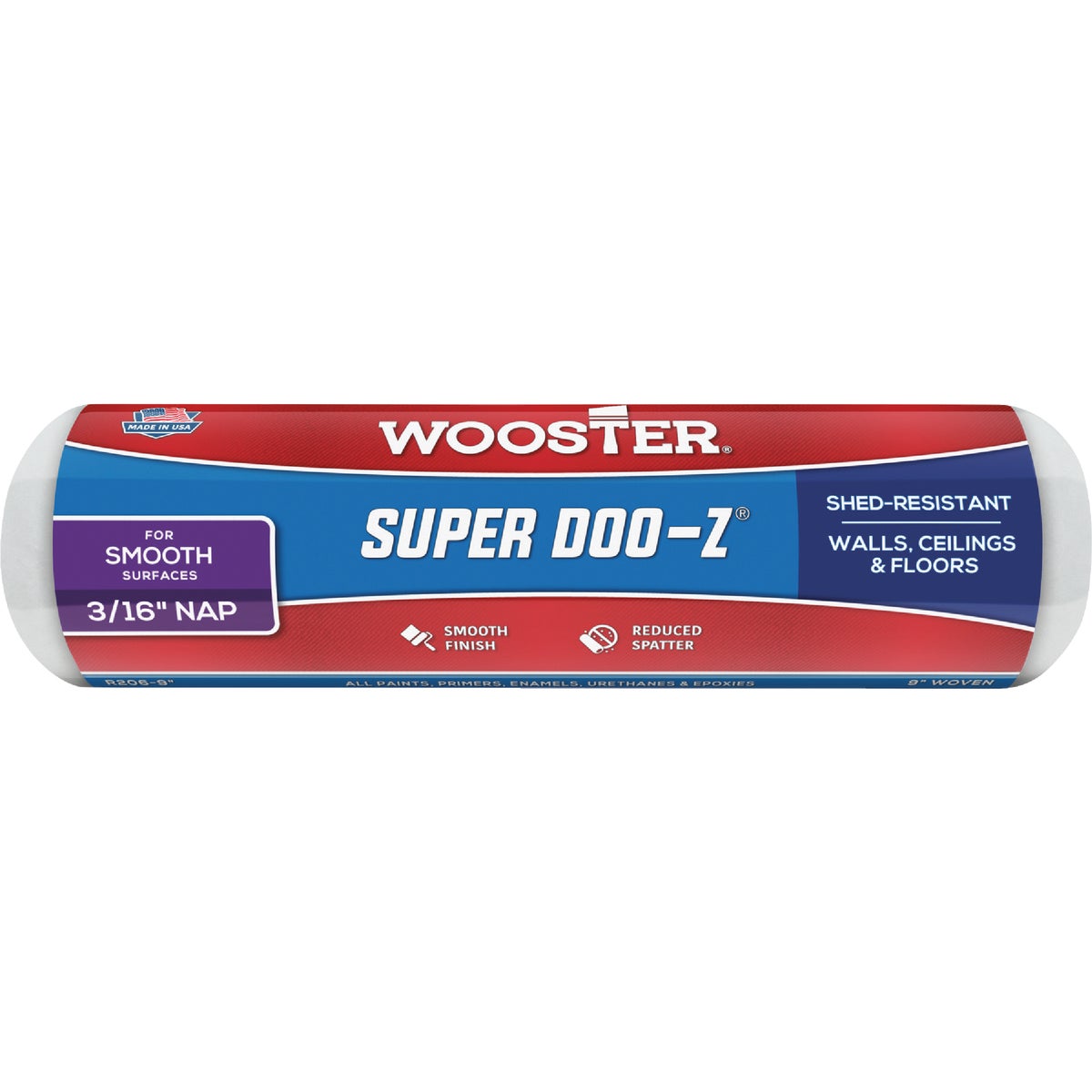 Wooster Super Doo-Z 9 In. x 3/16 In. Woven Fabric Roller Cover