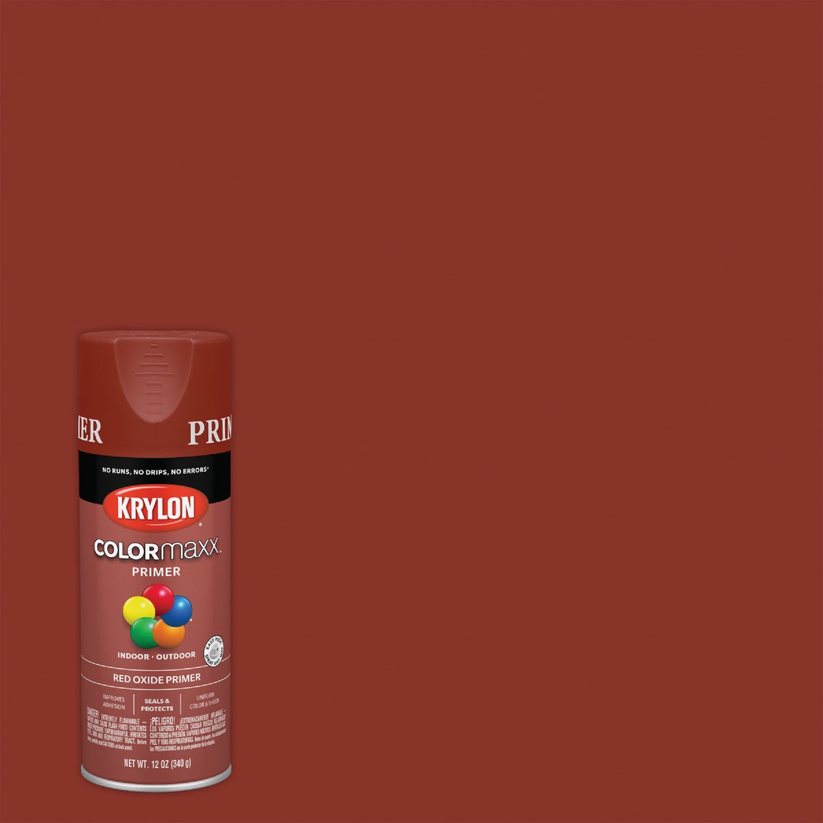 Krylon ColorMaxx Red Oxide 12 Oz. All-Purpose Spray Paint Primer