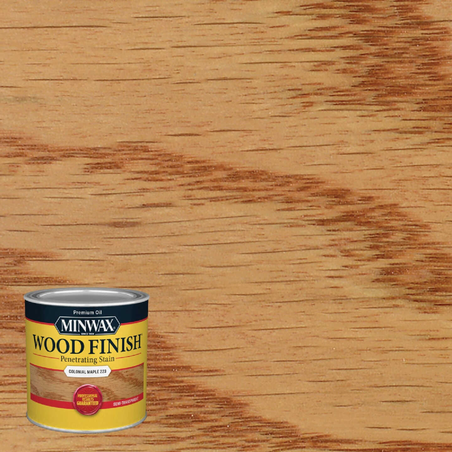 Minwax Wood Finish Penetrating Stain, Colonial Maple, 1/2 Pt. Image 1