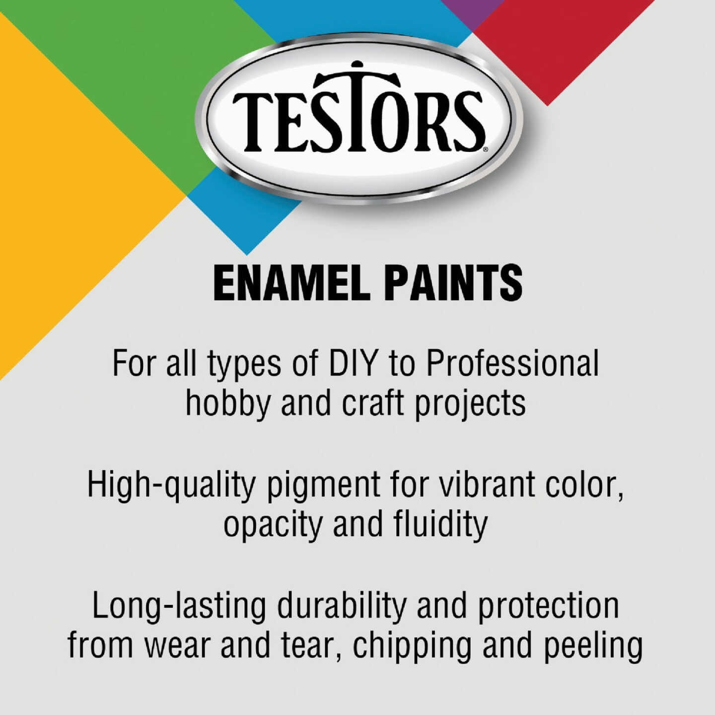 Testors Craft 0.25 Oz. Metallic Enamel Brush Paint, Gold Image 2