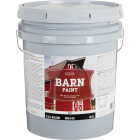 Do it Best Latex Flat Exterior Barn Paint, Red, 5 Gal. Image 1