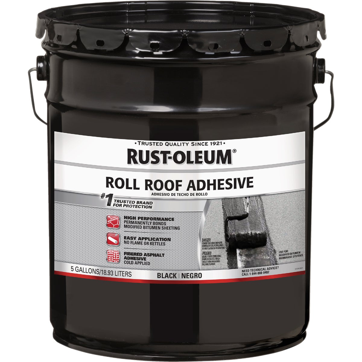 Rust-Oleum 5 Gal. Roll Roof Adhesive, Black