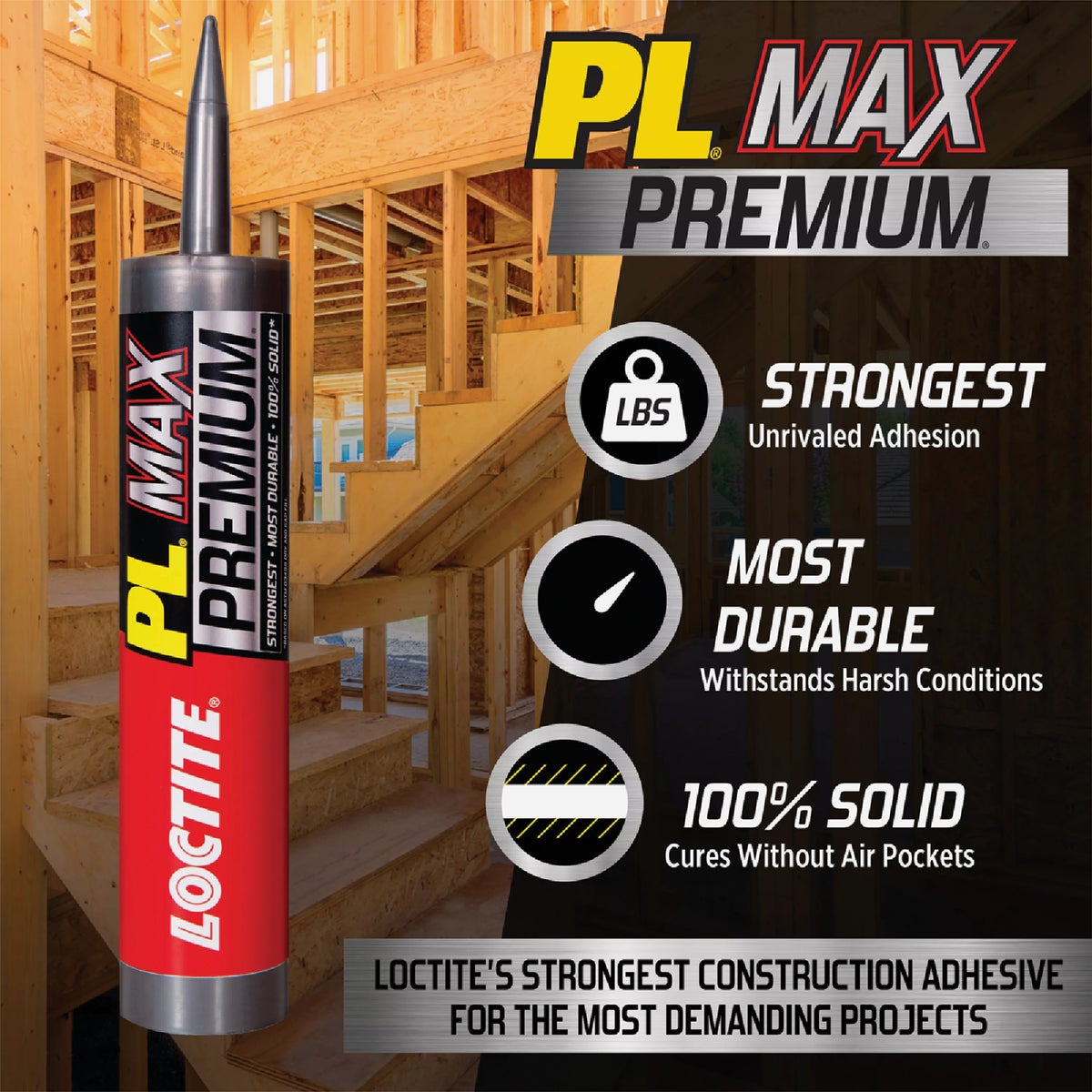 LOCTITE PL Max 9 Oz. Premium Construction Adhesive Image 5