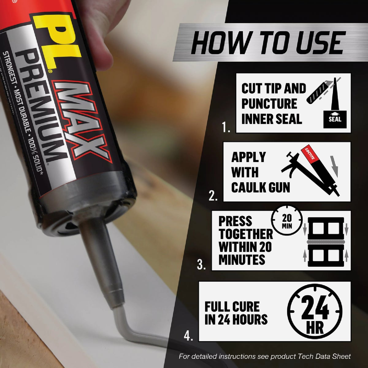 LOCTITE PL Max 9 Oz. Premium Construction Adhesive Image 3