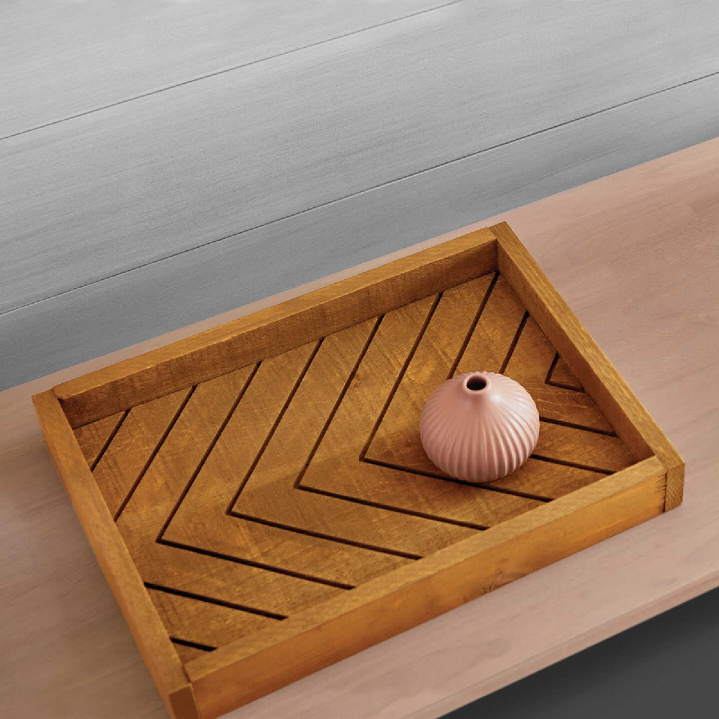 Minwax Polyshades 1/2 Pt. Satin Stain & Finish Polyurethane In 1-Step, Pecan Image 6