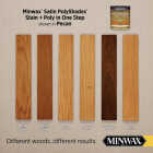 Minwax Polyshades 1/2 Pt. Satin Stain & Finish Polyurethane In 1-Step, Pecan Image 3