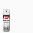 Krylon Mark-It 730008 Industrial SB APWA White Inverted Marking Paint Image 1
