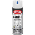 Krylon Mark-It 730008 Industrial SB APWA White Inverted Marking Paint Image 5