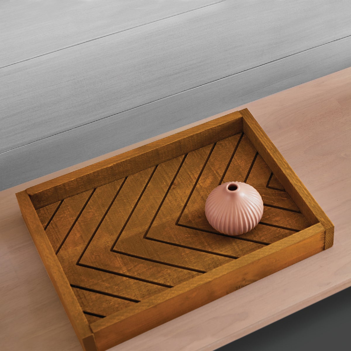 Minwax Polyshades 1/2 Pt. Satin Stain & Finish Polyurethane In 1-Step, Antique Walnut Image 6