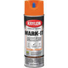 Krylon Mark-It 730708 Industrial SB Fluorescent Orange Inverted Marking Paint Image 5