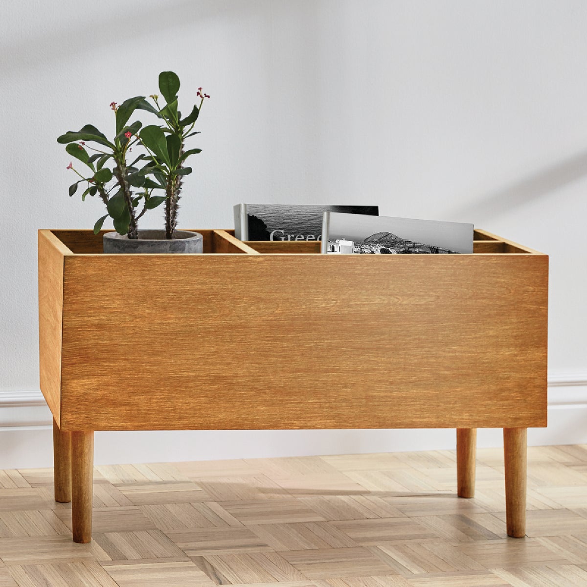 Minwax Polyshades 1/2 Pt. Gloss Stain & Finish Polyurethane In 1-Step, Pecan Image 4