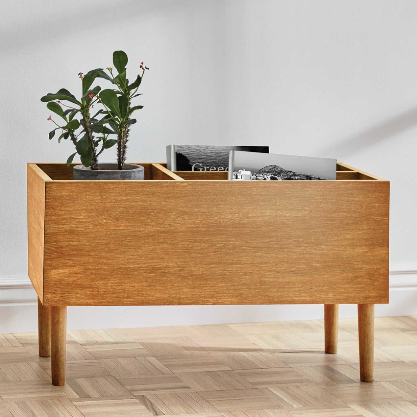 Minwax Polyshades 1/2 Pt. Gloss Stain & Finish Polyurethane In 1-Step, Pecan Image 4