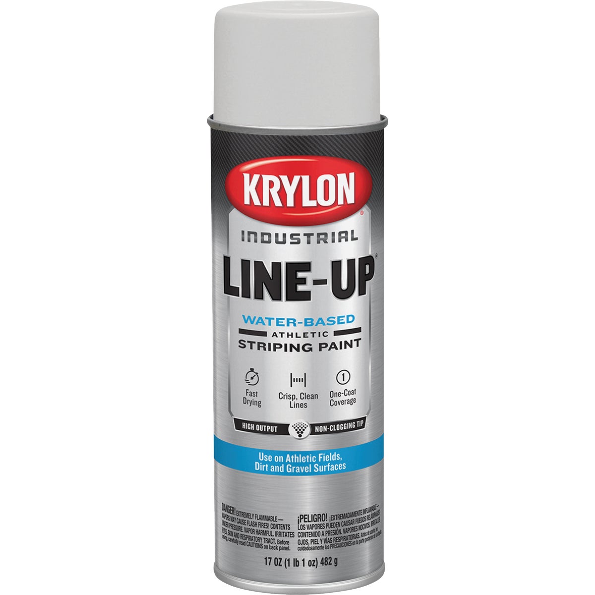 Krylon Industrial 8305 WB Athletic White Striping Paint Image 4