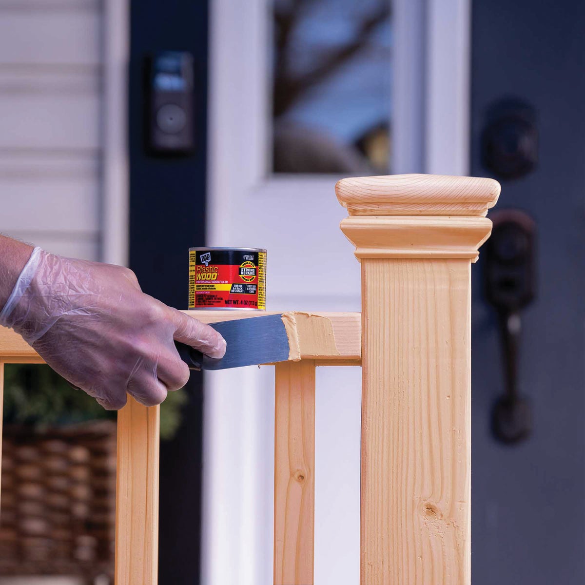 DAP Plastic Wood 4 Oz. Light Oak Solvent Professional Wood Filler Image 2