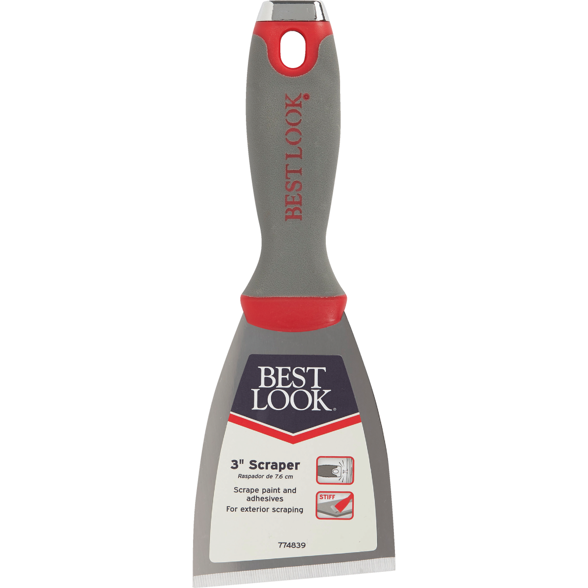 Best Look 3 In. Stiff Ergo Scraper Image 2