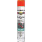 Rust-Oleum Professional 26 Oz. Mega Fluorescent Red-Orange Inverted Marking Spray Paint Image 1