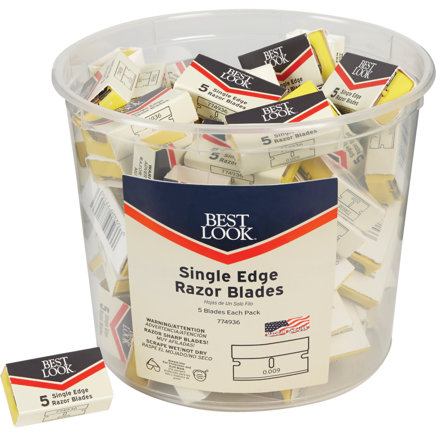 Best Look Single Edge Razor Blades (5-Pack) Image 1