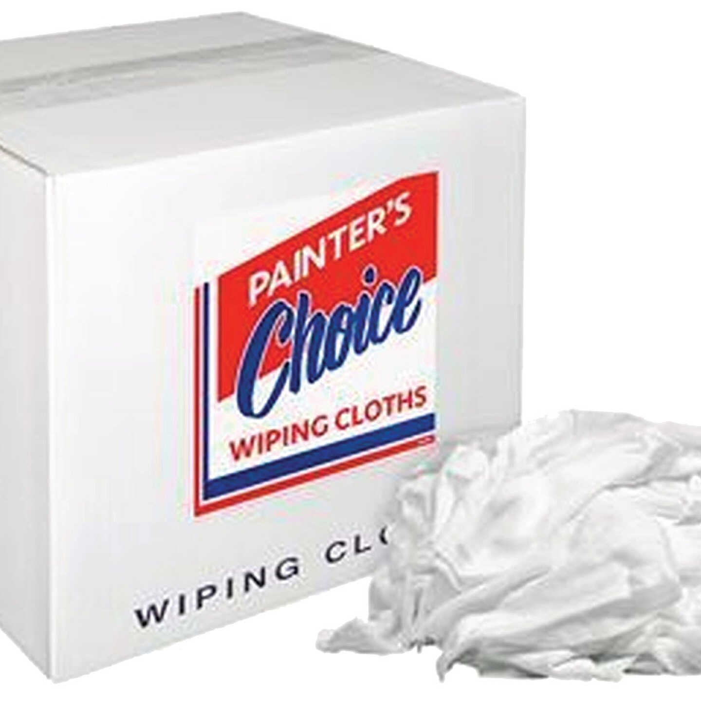 Intex 5 Lb. White Knit T-Shirt Painter's Rags Image 1