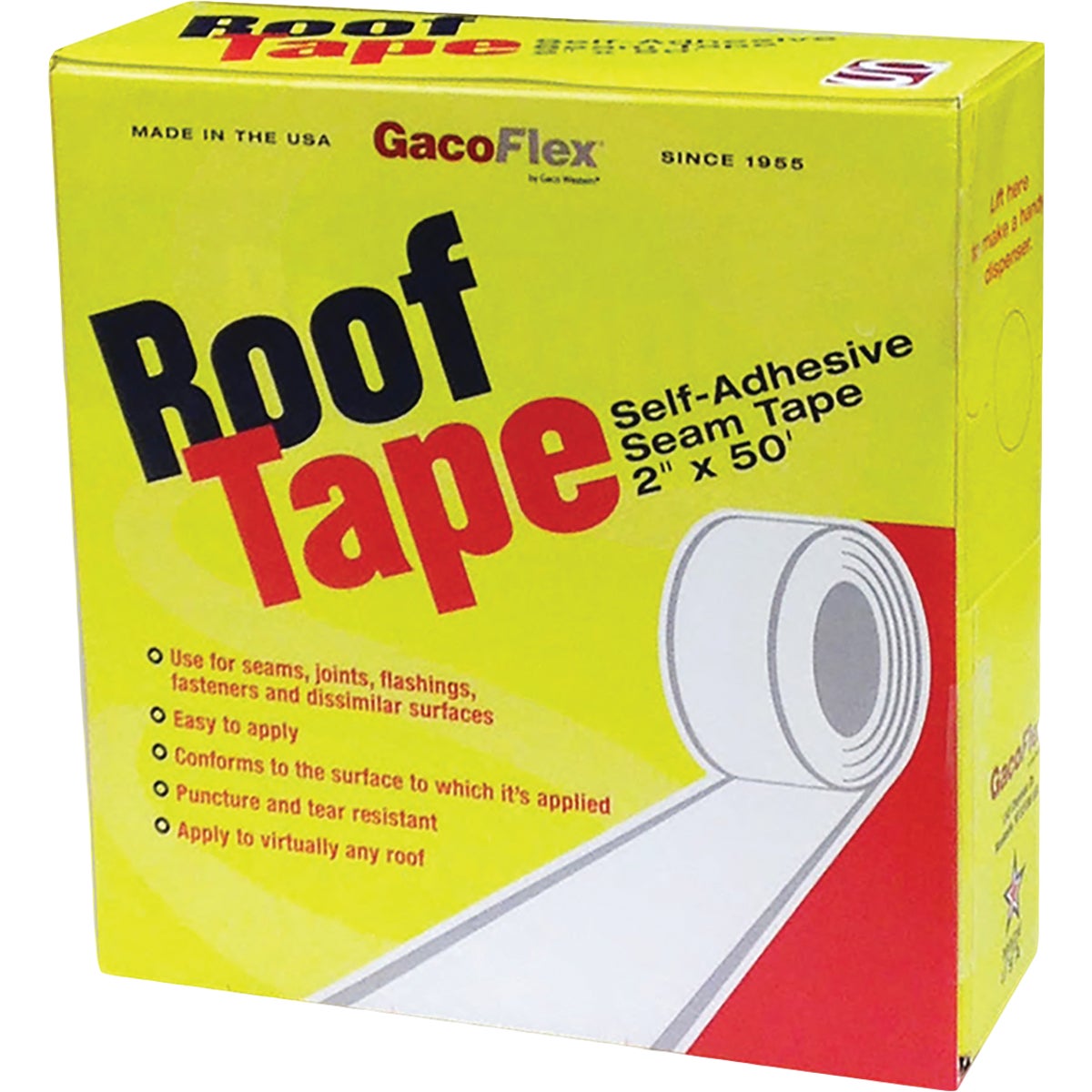 Gaco RoofTape 2 In. x 50 Ft. Self Adhesive Seam Tape, 193-946 Image 1