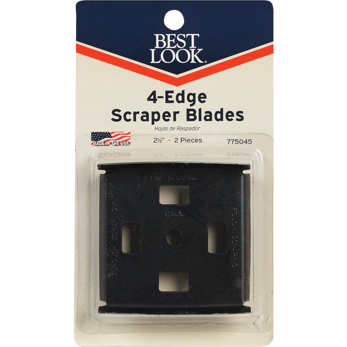 Best Look 2-1/2 In. 4-Edge Replacement Scraper Blade (2-Pack) Image 2