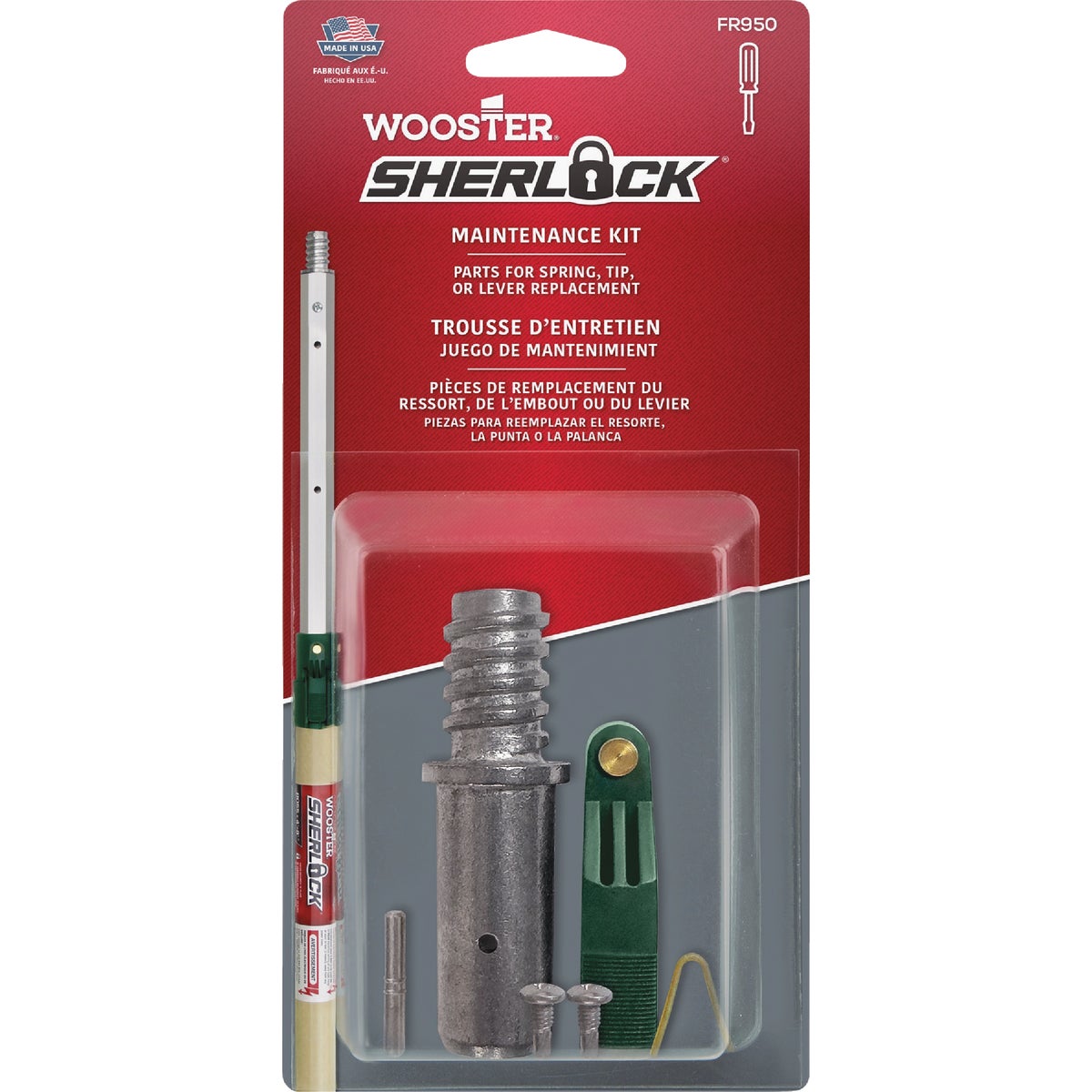 Wooster Sherlock Extension Pole Maintenance Kit (8-Piece)