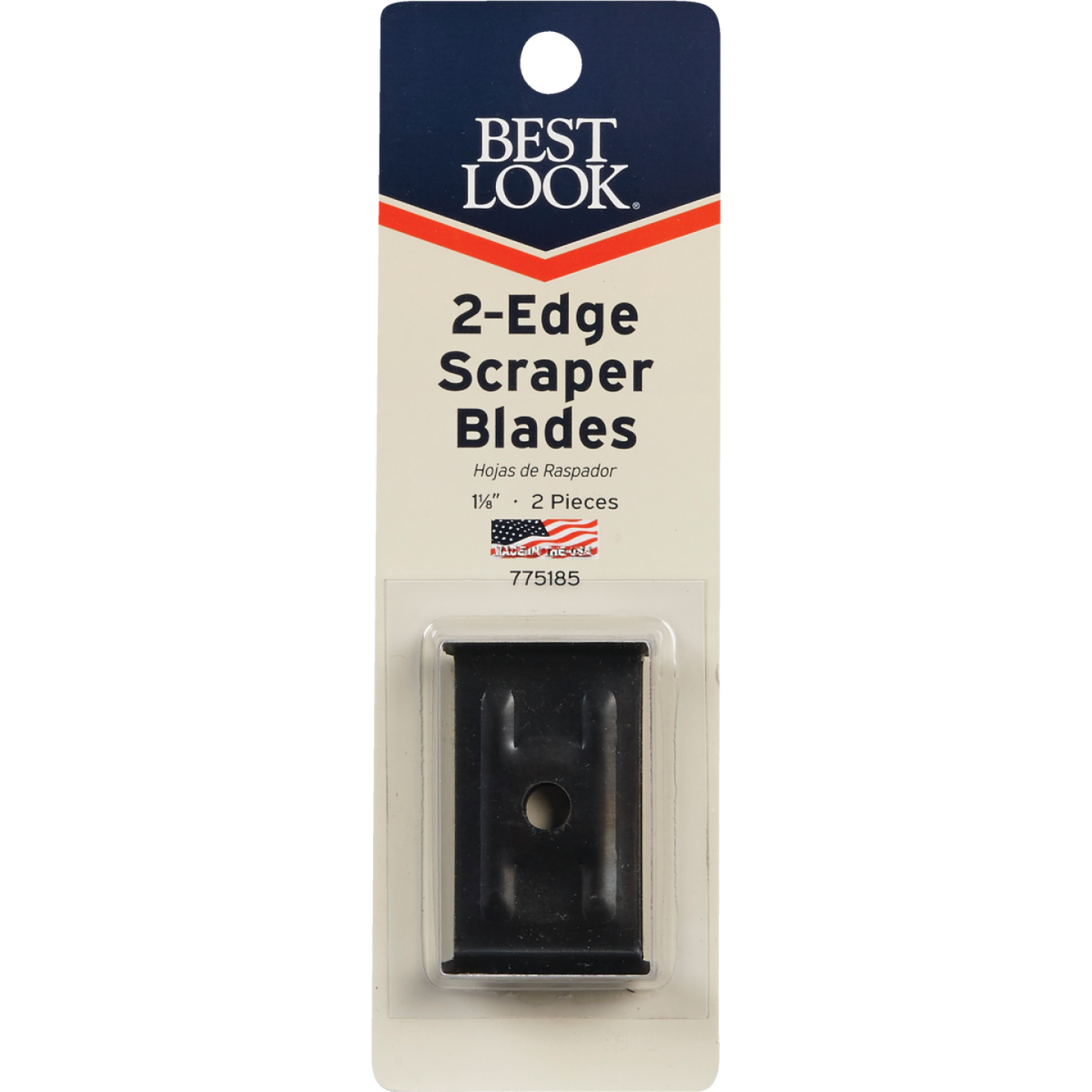 Best Look 1-1/8 In. Replacement Scraper Blade (2-Pack) Image 2