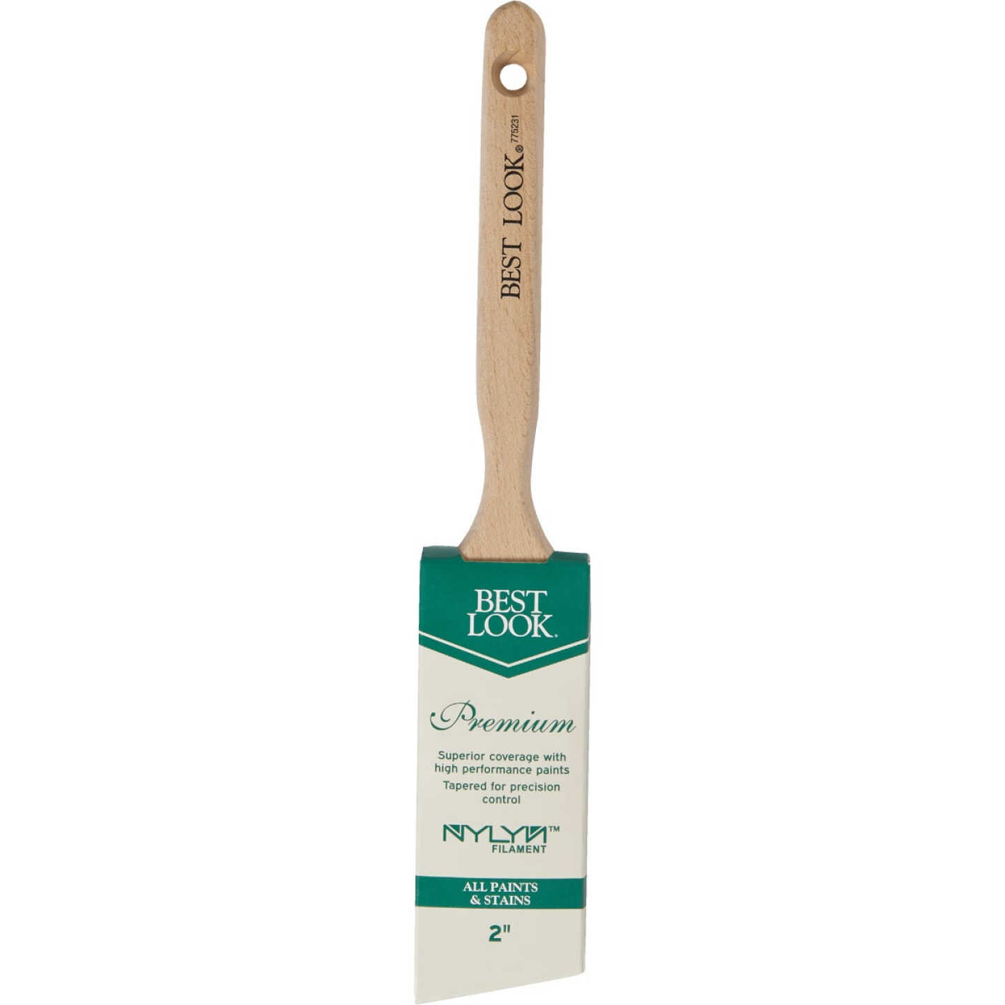 Best Look Premium 2 In. Angle Nylyn Paint Brush Image 2
