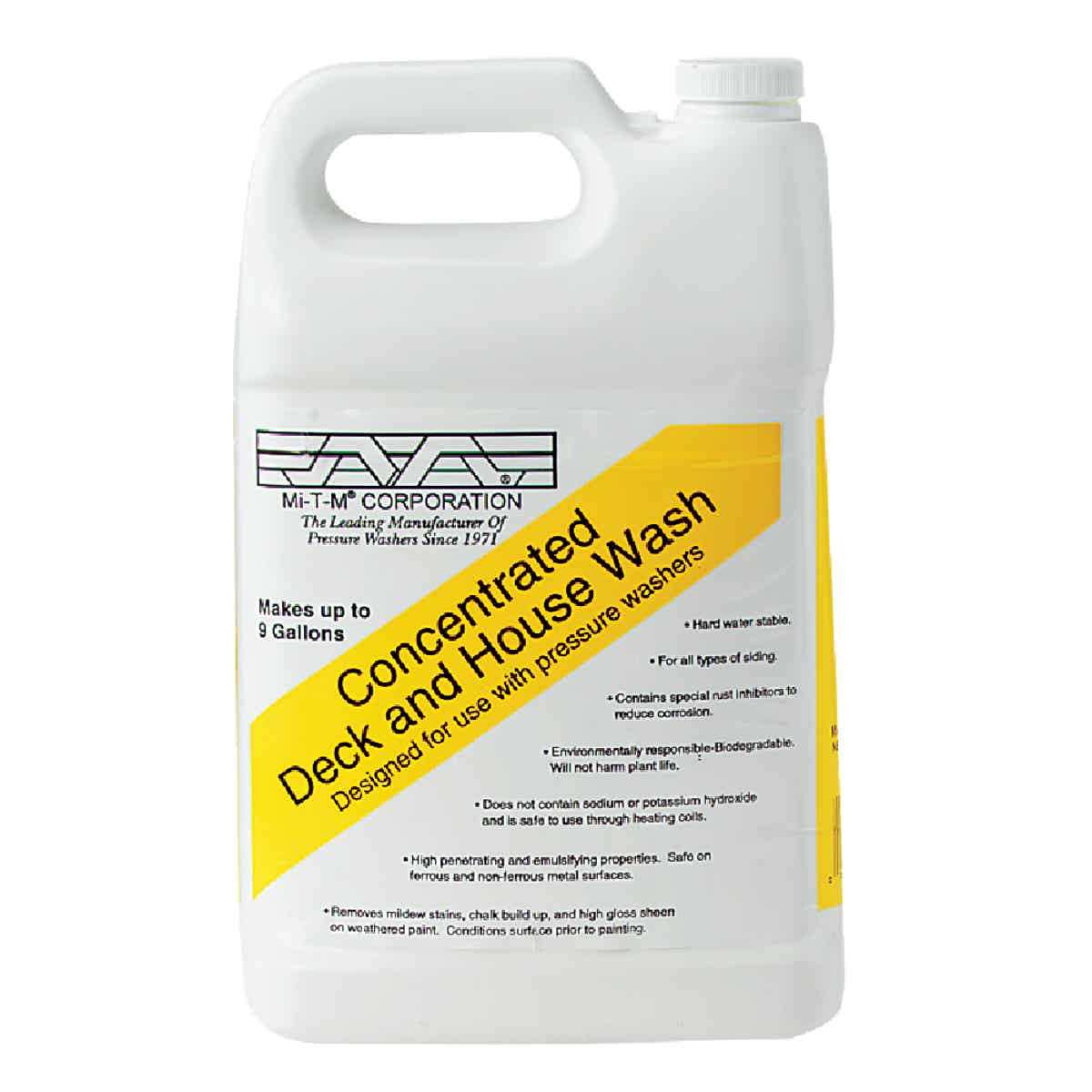 Mi-T-M 1 Gal. Deck & House Pressure Washer Concentrate Cleaner
