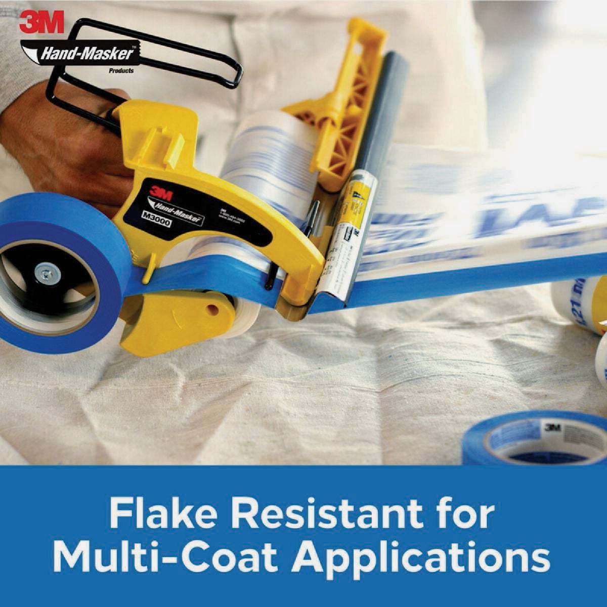 3M Hand-Masker 48 In. x 180 Ft. x 0.35 Mil. Advanced Masking Film Image 3