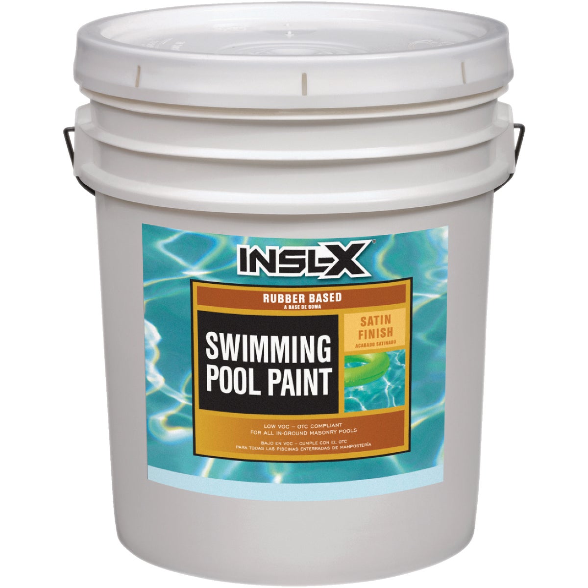 Insl-X 5 Gal. Ocean Blue Satin Rubber Based Pool Paint
