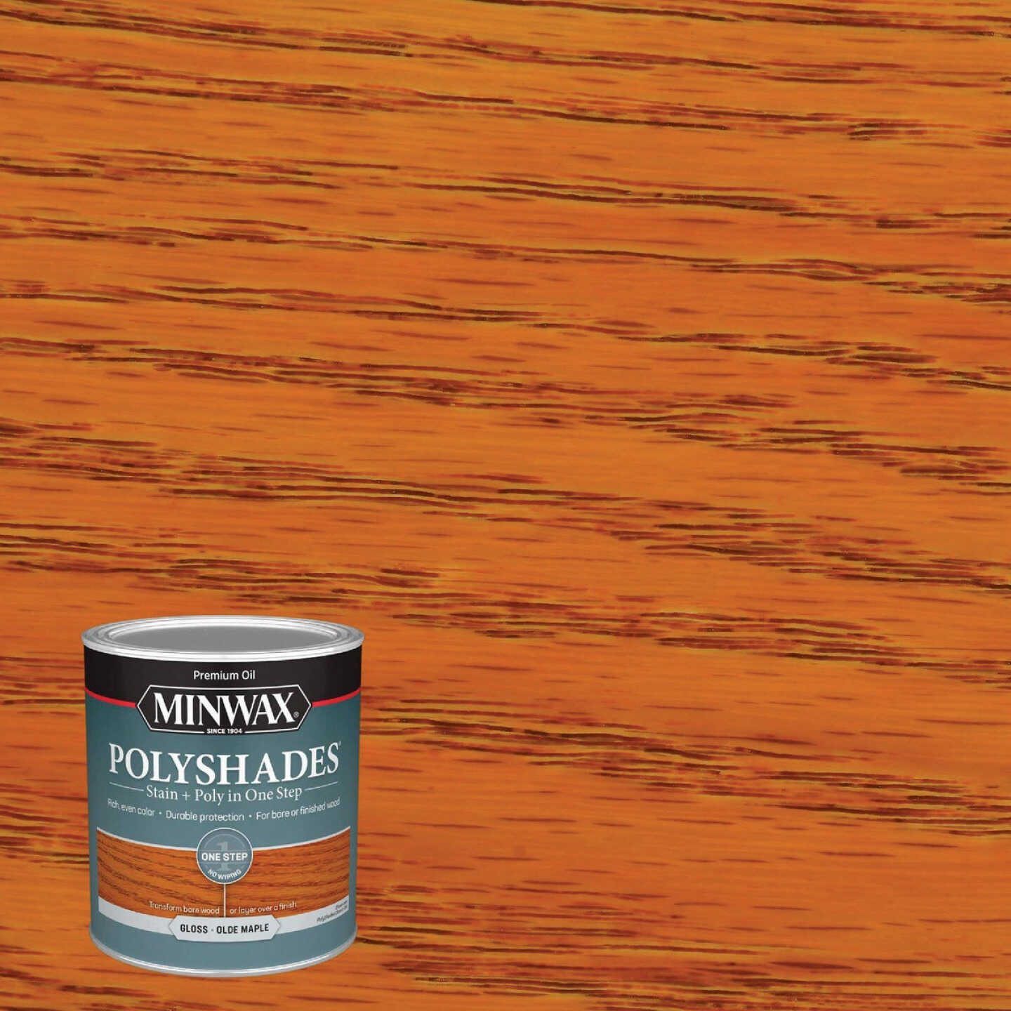 Minwax Polyshades 1 Qt. Gloss Stain & Finish Polyurethane In 1-Step, Olde Maple Image 8