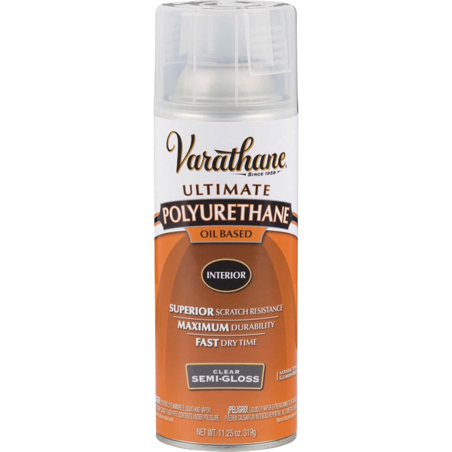 Varathane Semi-Gloss Clear Interior Spray Polyurethane, 11.25 Oz. Image 2