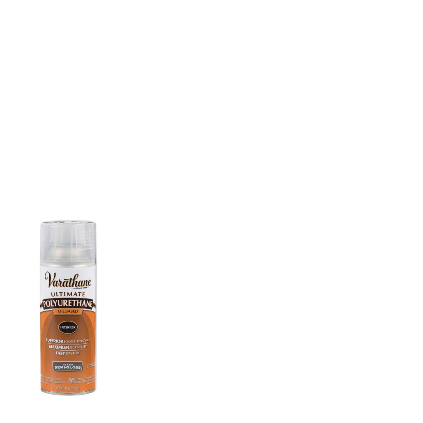 Varathane Semi-Gloss Clear Interior Spray Polyurethane, 11.25 Oz. Image 1