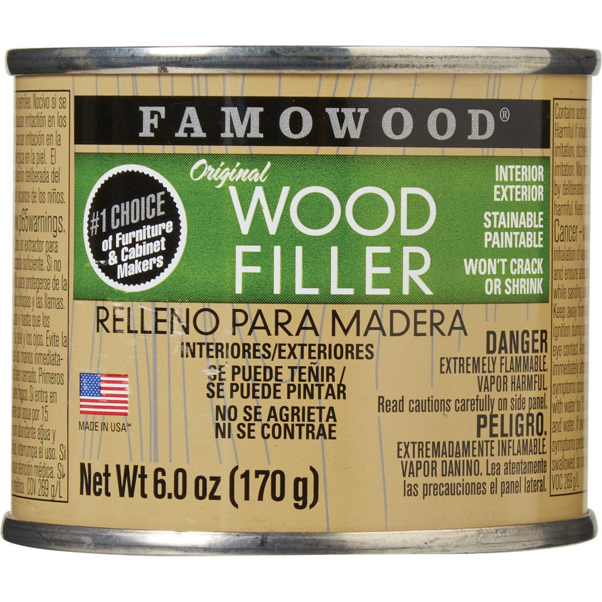 FAMOWOOD Red Oak 6 Oz. Wood Filler Image 2