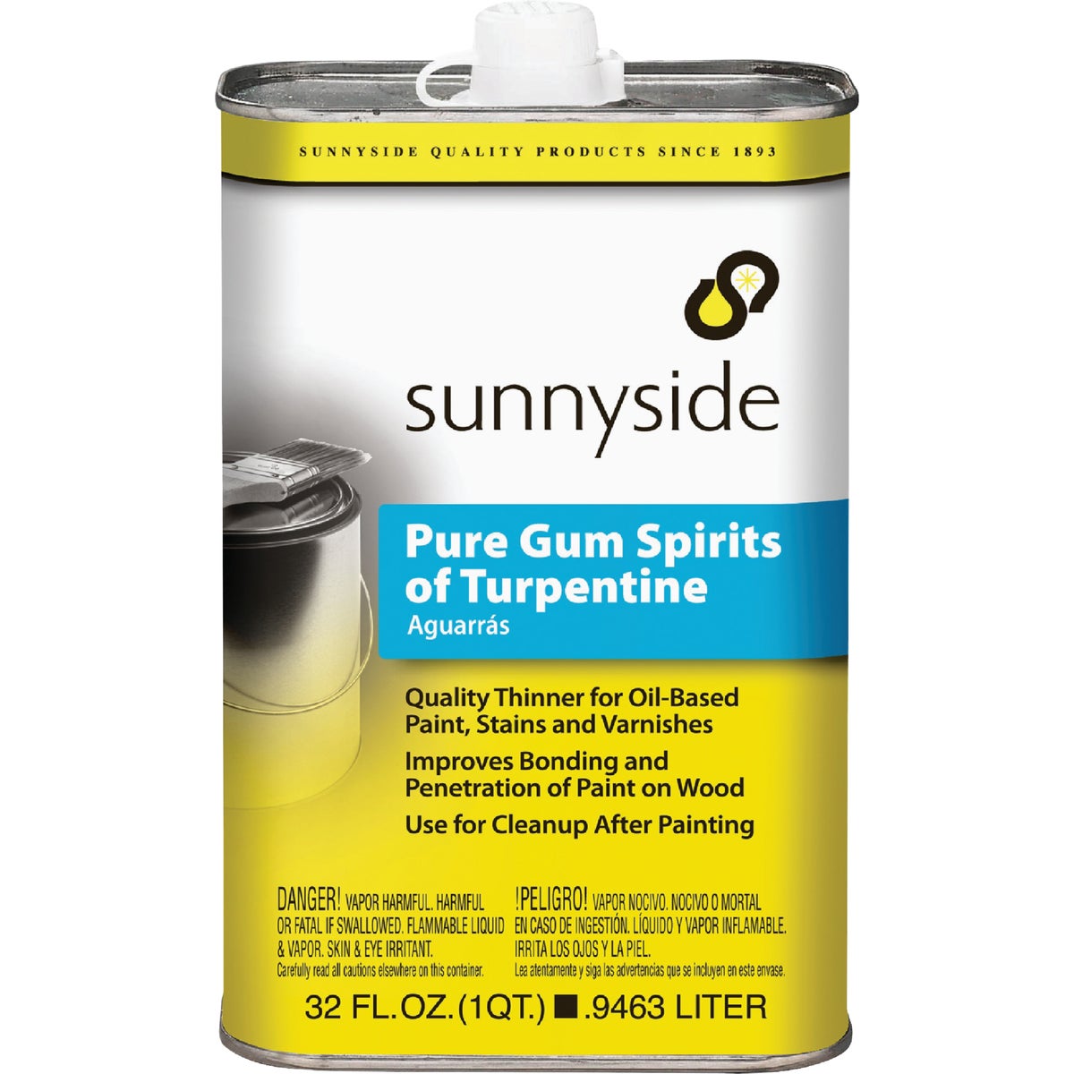 Sunnyside 1 Quart Pure Gum Spirits Turpentine