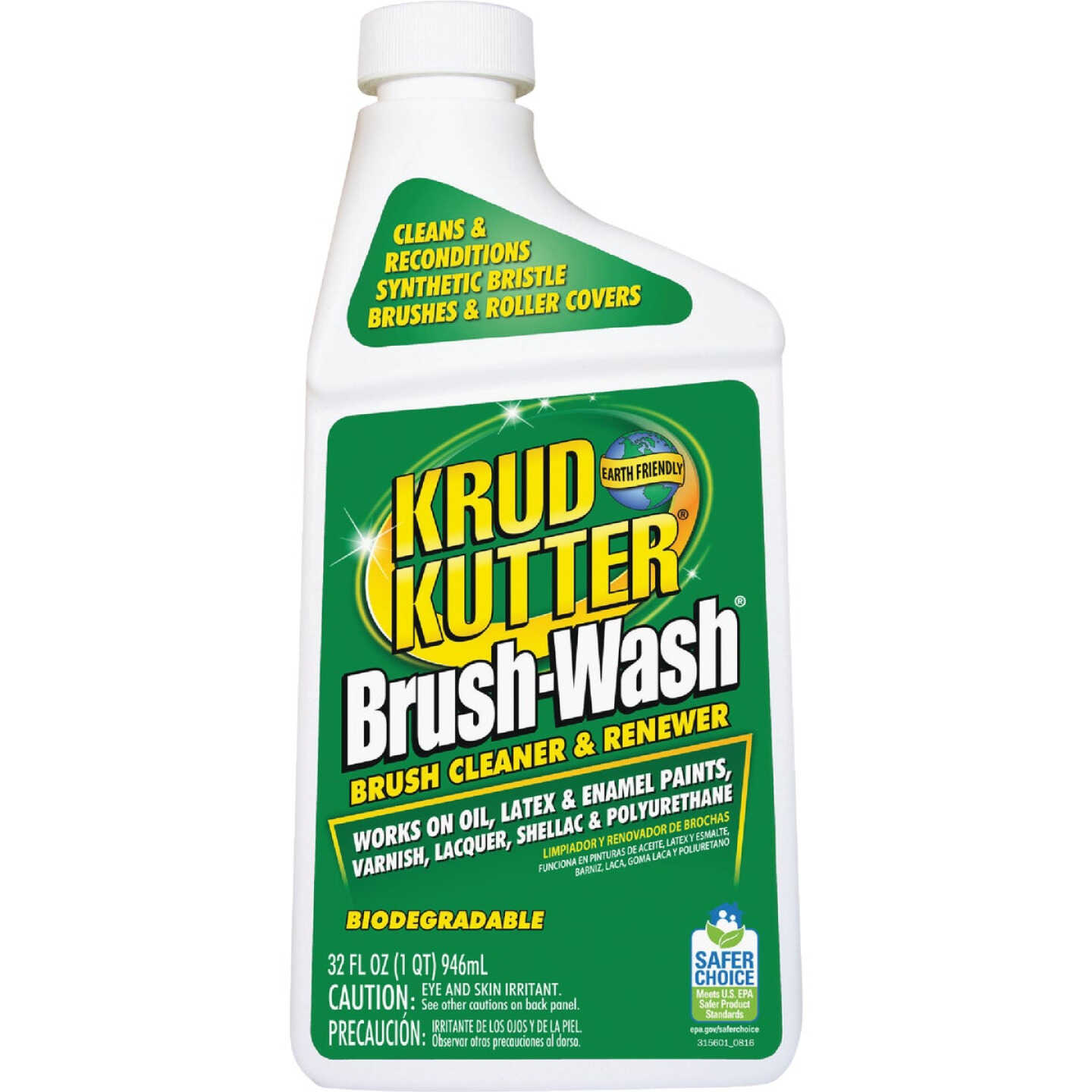Krud Kutter Brush-Wash 32 Oz. Ready To Use Liquid Brush Cleaner Image 1