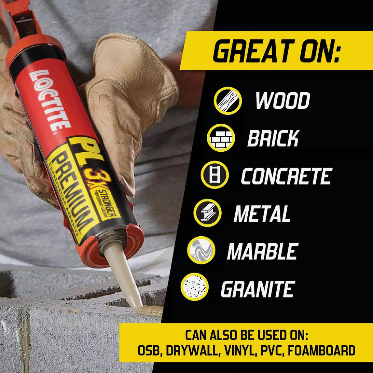 Loctite PL Premium 28 Oz. VOC Polyurethane Construction Adhesive Image 4