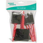 Smart Savers 1 In., 2 In., 3 In., 4 In. Foam Brush Set with Plastic Handles (10-Pieces) Image 1