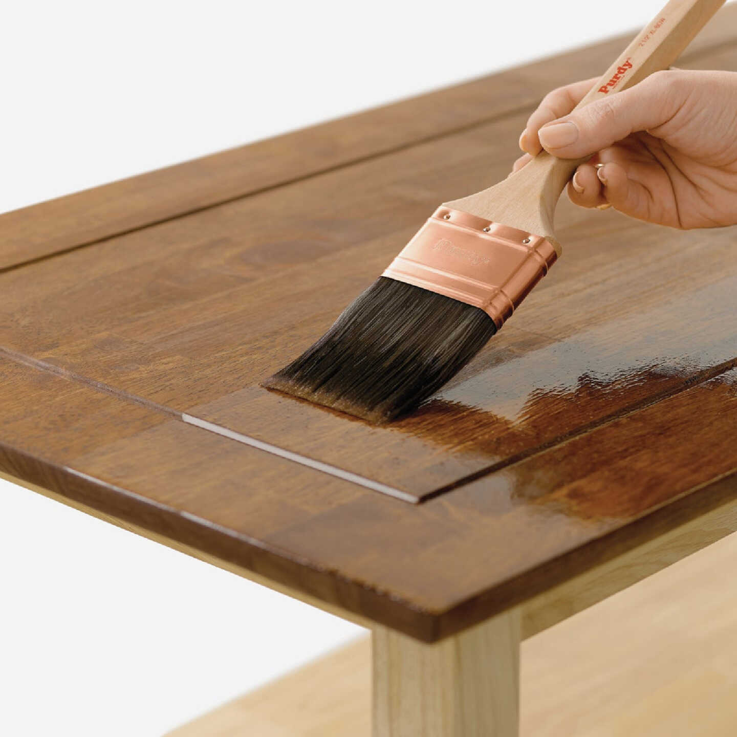 Minwax Satin Fast-Drying Interior Polyurethane, 1/2 Pt. Image 2