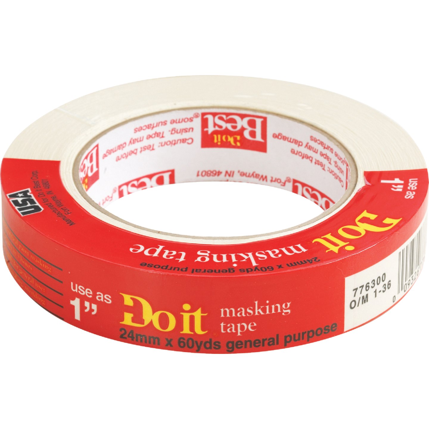 Do it Best 0.94 In. x 60 Yd. General-Purpose Masking Tape Image 1