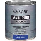 Valspar Anti-Rust Oil-Based Gloss Armor Rust Control Enamel, Dark Blue, 1 Qt. Image 1