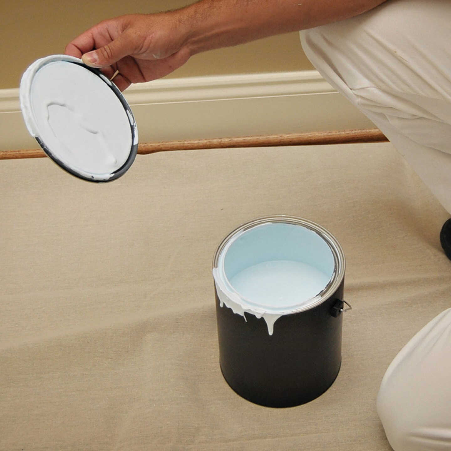 Trimaco SuperTuff 10 Oz. 4 Ft. x 15 Ft. Extra Heavyweight Canvas Drop Cloth Image 5