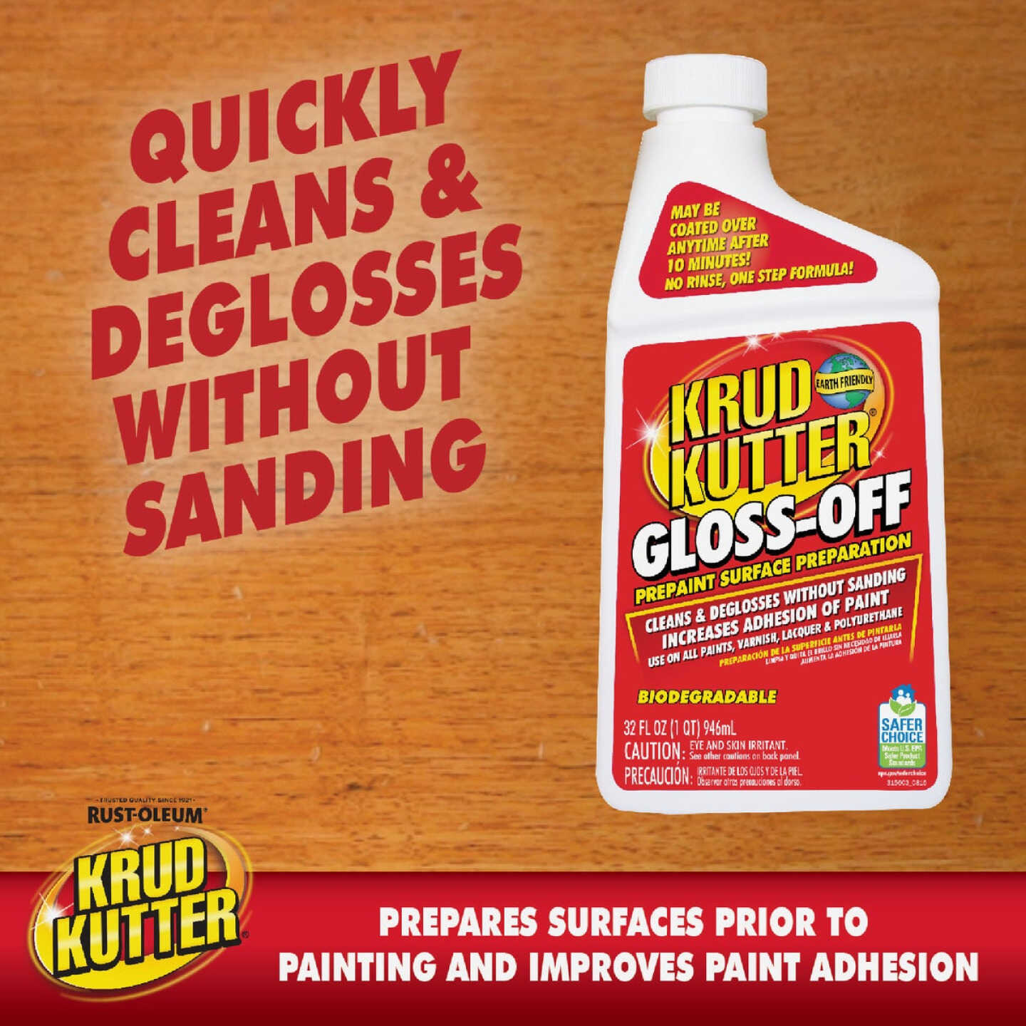 Krud Kutter Gloss-Off 1 Qt. Water-Based Gloss Remover Image 2