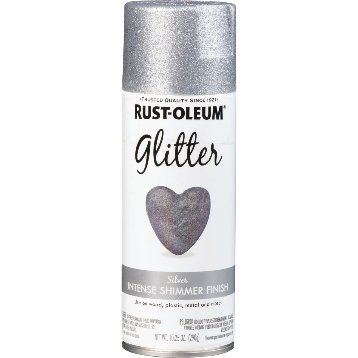 Rust-Oleum 10.25 Oz. Silver Glitter Sealer Spray Paint Image 3