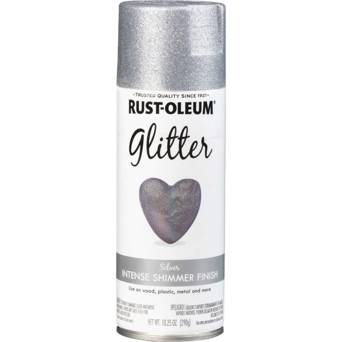 Rust-Oleum 10.25 Oz. Silver Glitter Sealer Spray Paint Image 3