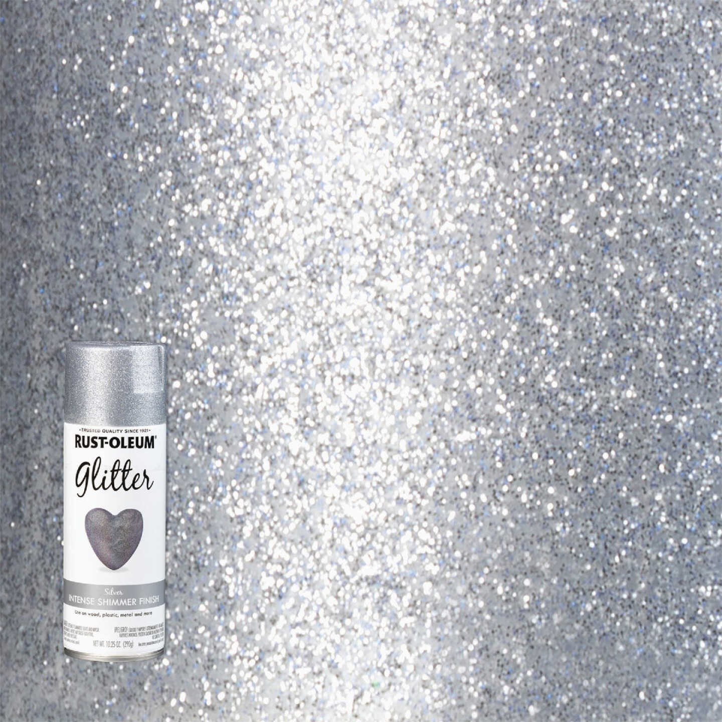 Rust-Oleum 10.25 Oz. Silver Glitter Sealer Spray Paint Image 1