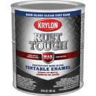 Krylon Rust Tough DTM Oil-Based Gloss Rust Control Enamel, Clear Base, 1 Qt. Image 1