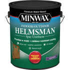 Minwax Water Based Helmsman Indoor/Outdoor Satin Clear Spar Urethane, 1 Gal. Image 1